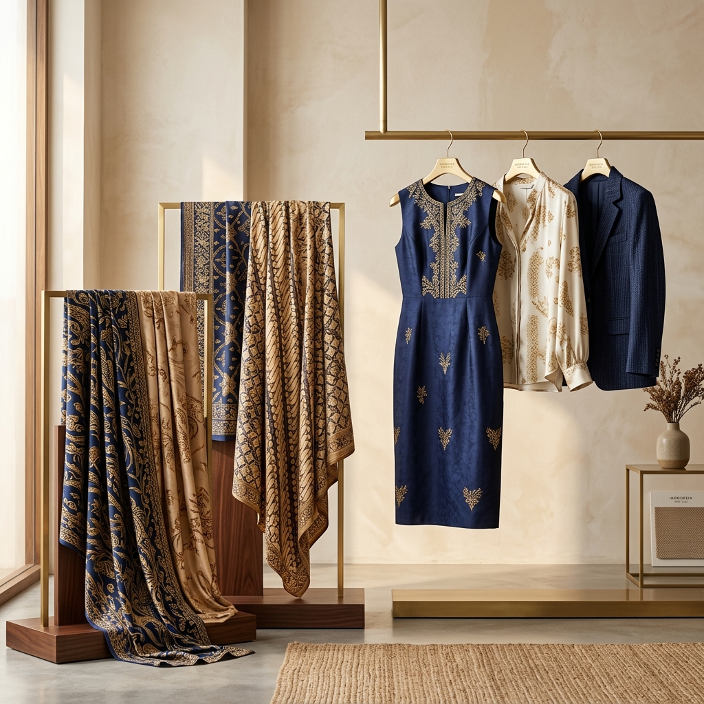 Luxury Indonesian textiles and fashion apparel